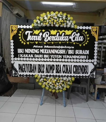 Papan Bunga Duka Pangandaran