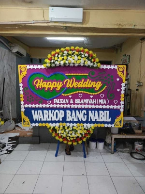 Papan Bunga di Pangandaran