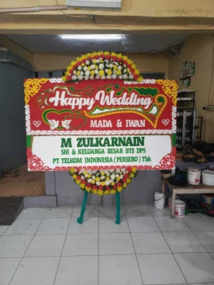 Papan Bunga di Pangandaran