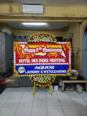 Papan Bunga di Pangandaran