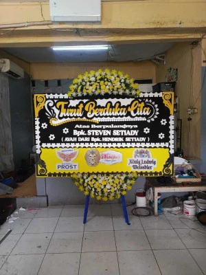 Papan Bunga di Pangandaran