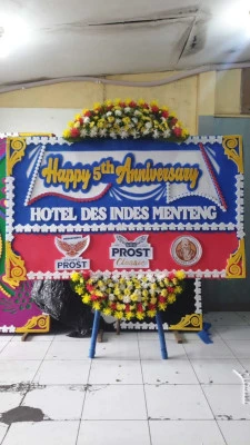 Papan Bunga di Pangandaran