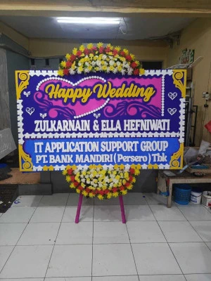 Papan Bunga di Pangandaran