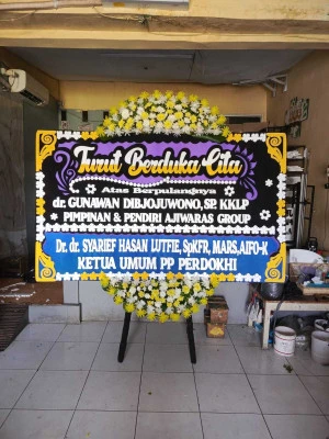 Papan Bunga di Pangandaran
